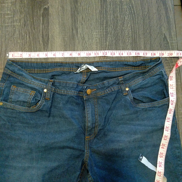 Kanva Fashion Women Stretch Blue Jeans Plus Size 18 - Picture 4 of 9